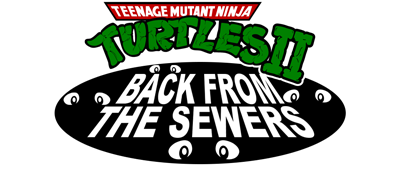 Teenage Mutant Ninja Turtles II Back from the Sewers back cover for GameBoy